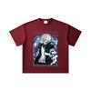 260 GSM Double Yarn 32 Count 100% Cotton My Hero Academia V11 Dabi Print Unisex Heavy Cotton T Shirt