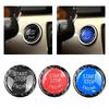 Car Styling Engine Start Stop Button Sticker Cover Ring Set for BMW 320i Z4 E89 E90 E92 E93 Carbon Fiber ABS