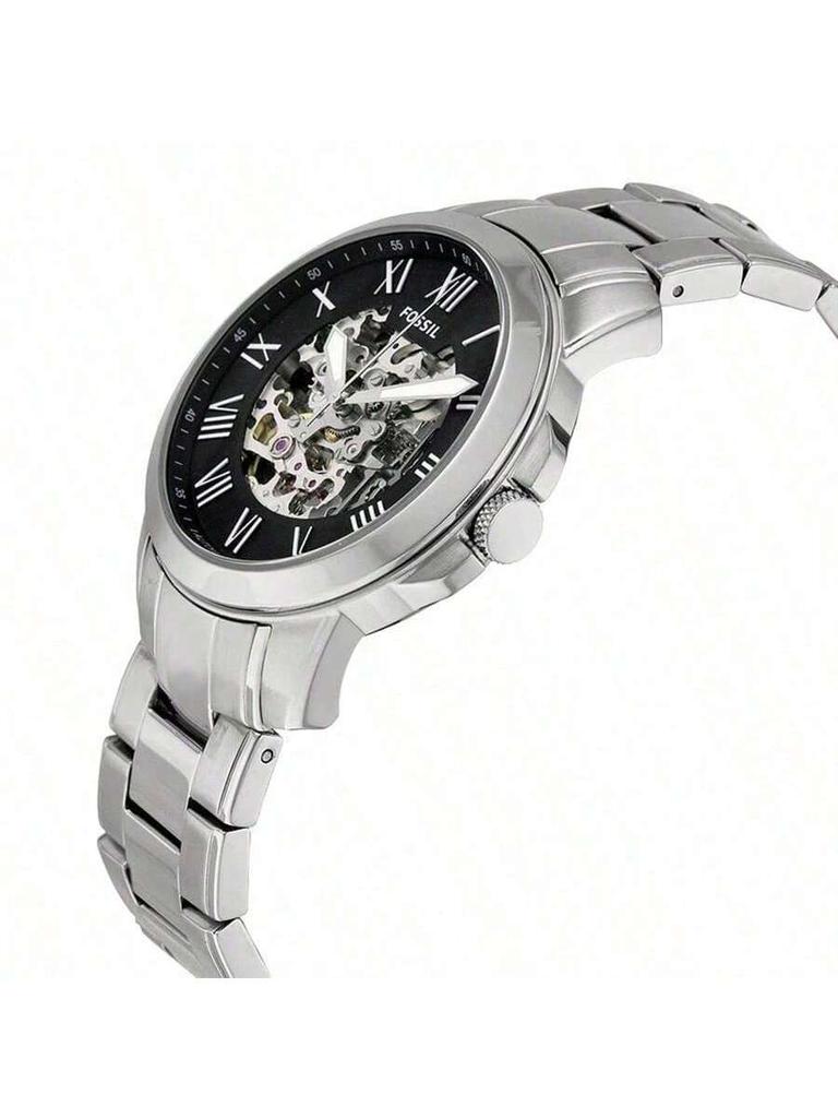 Orologio Meccanico Automatico Elegante da Uomo Grant ME3112, con bracciale in acciaio inossidabile, quadrante rotondo, perfetto per l'abbigliamento da lavoro. marito. ME3103