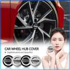 4 Pièces 60MM Cache-Moyeux de Roue de Voiture Anti-Poussière Emblème à Clipser Cache-Roue pour Nismo Qashqai X J10 J11 Trail Tiida Teana Skyline Juke X-trail