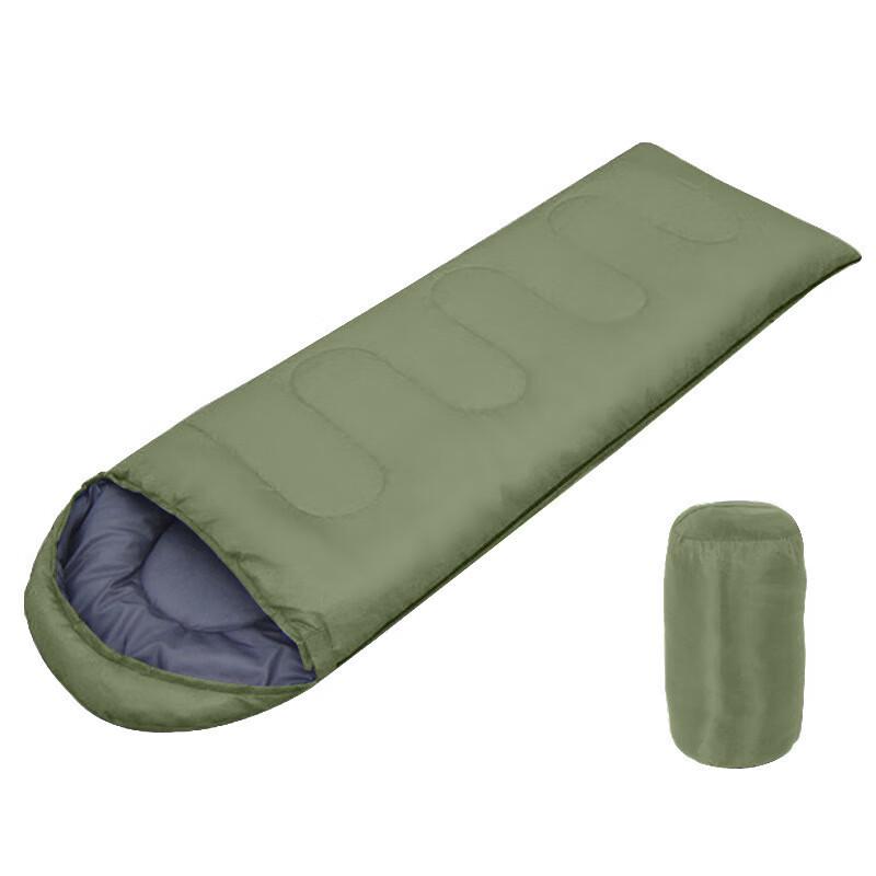 YuZhan Outdoor Thickened Warm Envelope Sleeping Bag 180+30 x 75cm