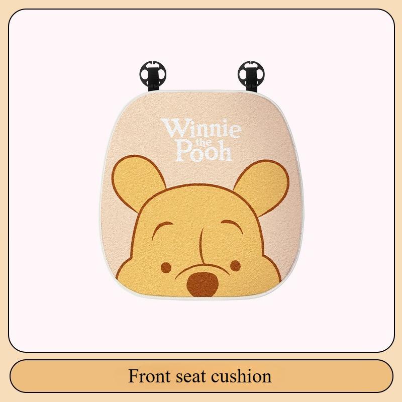 Lotso Mickey Winter Plush Car Seat Cushion Cover Warm Four Seasons Universal Automotive Seat Cover Seat Accessories