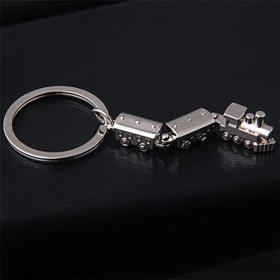 Special Zinc Zinc Alloy Metal Unisex Gift Train Shaped Key Ring Key Chain Key Holder Fashion Jewelry