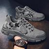 2024 New Men's Shoes Anti Slip and Wear-resistant Outdoor Work Clothes Mountaineering and Leisure Work Site Camouflage Trendy