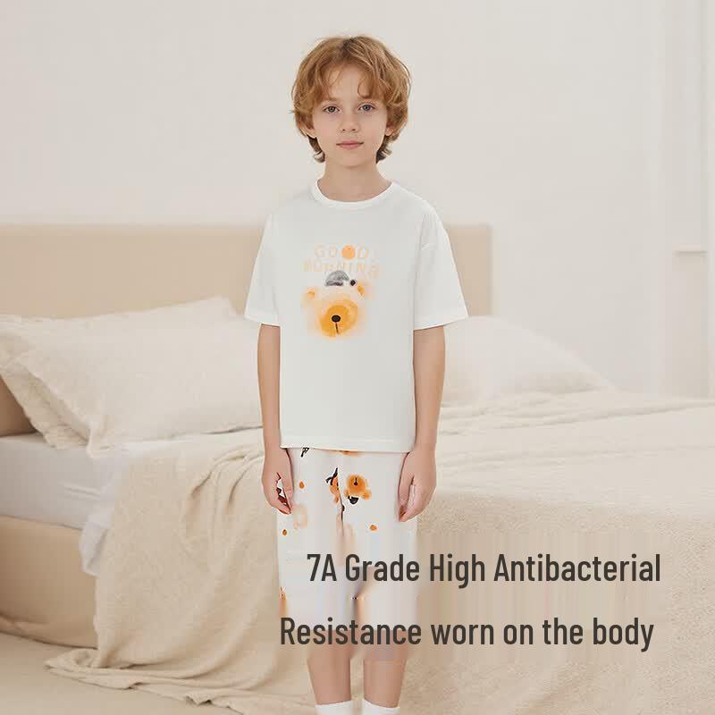 YEEHOO Kids Summer Breathable Pajama Set