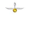 Harry Potter sterling silver Golden snitch slider charm with crystals