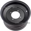 Mozzo Ruota Anteriore Cerchione Buggy Kart da Spiaggia ATV in Acciaio Nero, 23x7-10/21x7-10, Design a Quattro Fori