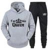 King & Queen Unisex Sweatshirt Set - Couple's Sportswear