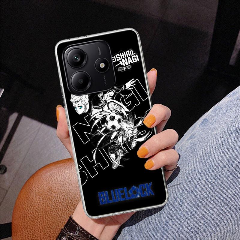 Blue Lock Nagi Seishiro Phone Case For Xiaomi Redmi Note 15 14 13 12S 12 11 Pro Plus 14S 11S 11E 10 10S 11T 5G Personalized Cove