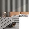 PVC Artificial Grille Wall Sticker Self-Adhesive Grid Panel Wall Sticker  Living Room