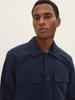 Mid-season Jacket Tom Tailor Shirt Jacket With Patch Pockets (1034868) Sky Captain Blue