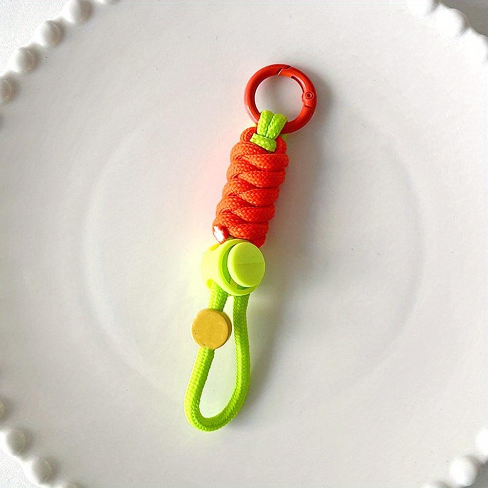 Fashion Keyring Creative Braided Lanyard Keychain for Phone Case Women Anti Lost Knot Rope Strap Car Key Chains Diy Accessories