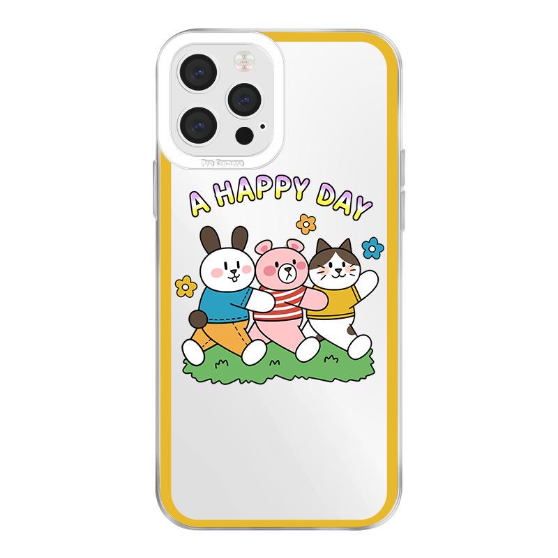 

Совместимый Apple 15 Promax, iPhone 13 и 8 Plus, XS Max, XR, прозрачный чехол с изображением персонажа iPhone 7 Plus/8 Plus