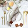 Set Of 6 PU Leather Napkin Rings Napkin Holders Elegant Dinner Table Decoration for Weddings Tableware Accessories