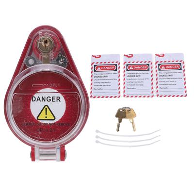 Cache de bouton poussoir d'alimentation à verrouillage automatique Empêche les contacts accidentels Bouton poussoir d'arrêt d'urgence