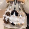 Luxury Scented Siamese Cat Pendant Plush Toy - Realistic Figurine and Cute Gift for Kids