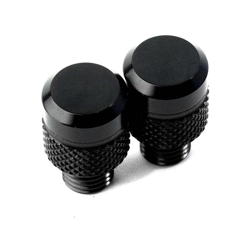 2pcs Motorcycle M10*1.25 CNC Mirror Hole Plug Screws Cover Thread Adapter Bolts For Honda CB650R CB 650R CB 650 R - 2022