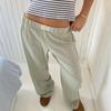 Women's Striped Wide-leg Pants Casual Street INS Fashion Loose High-waisted Pants