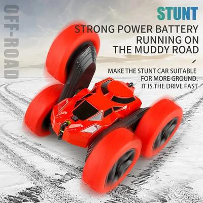 Samochód RC Stuntowy Dzieci Dwustronny Flip 2.4G Pilot Zdalnego Sterowania Obrót o 360 Stopni Off Road Drift Samochód RC Prezenty Dla Dzieci Dorosłych Chłopców