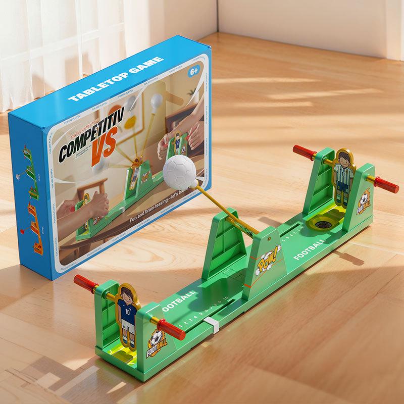 Competitive Two-Player Basketball & Football Desktop Ejection Game for Kids
