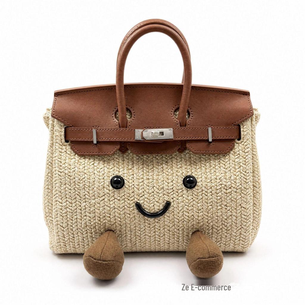 Jllycat Cute Fluffy Platinum Doll Crossbody Elf Handbag