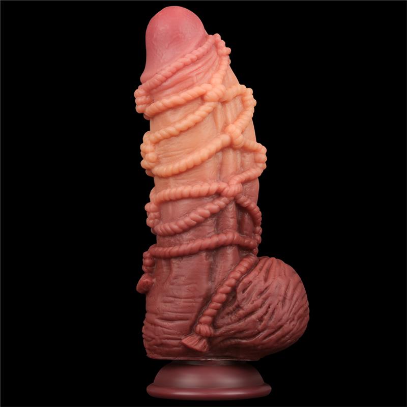 Dual Layer Dildo King Size Nature 9.5