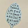 AEE4-Garden Marker Friendship Gift, Garden Markers, Plant Labels, Plant Markers, Garden Metal DIY Decorative Sign