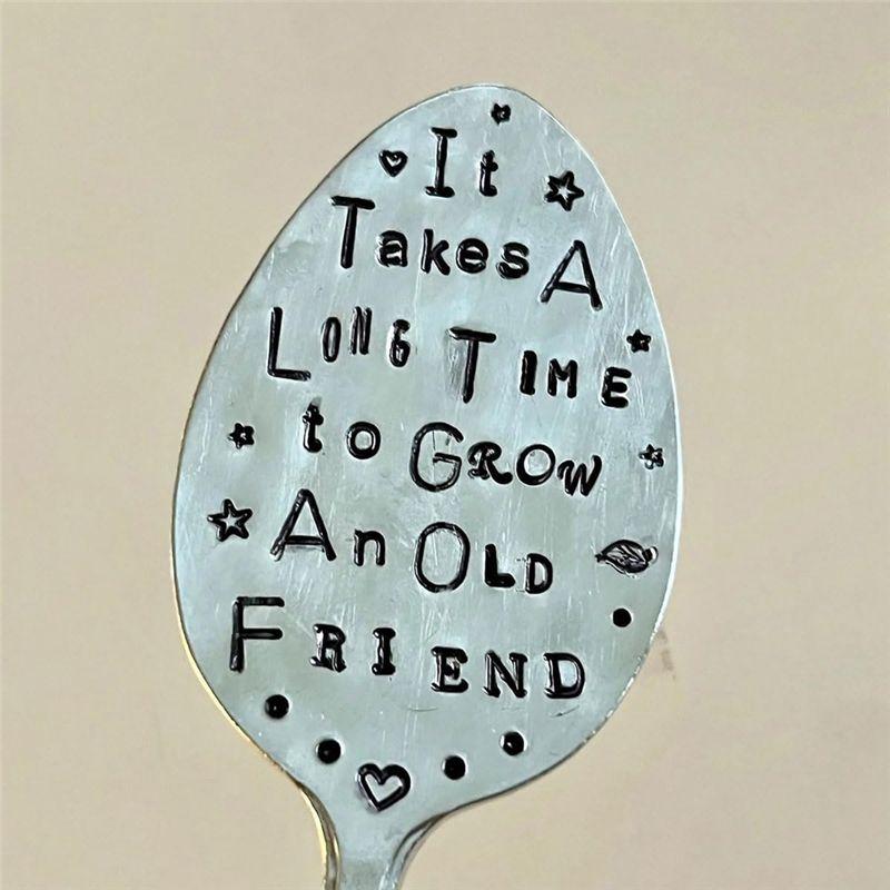 AEE4-Garden Marker Friendship Gift, Garden Markers, Plant Labels, Plant Markers, Garden Metal DIY Decorative Sign