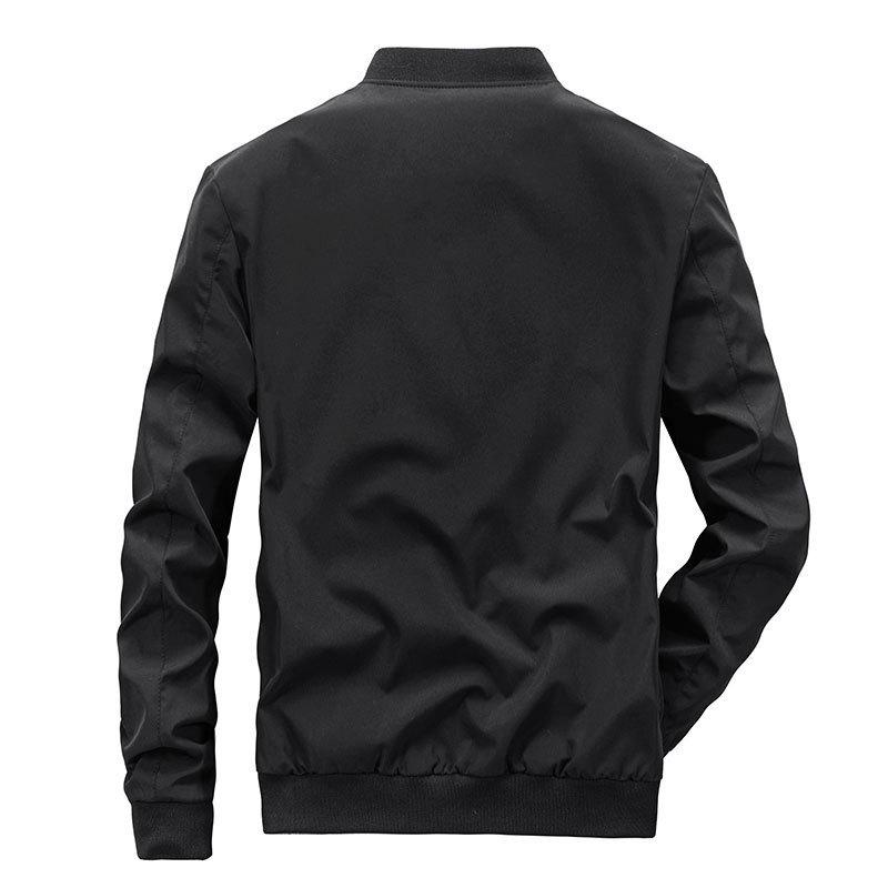 Spring and Autumn Men's Jacket Korean Version Trend Coat Casual Men's Clothing Middle-aged and Young Slim Baseball Jacket Top