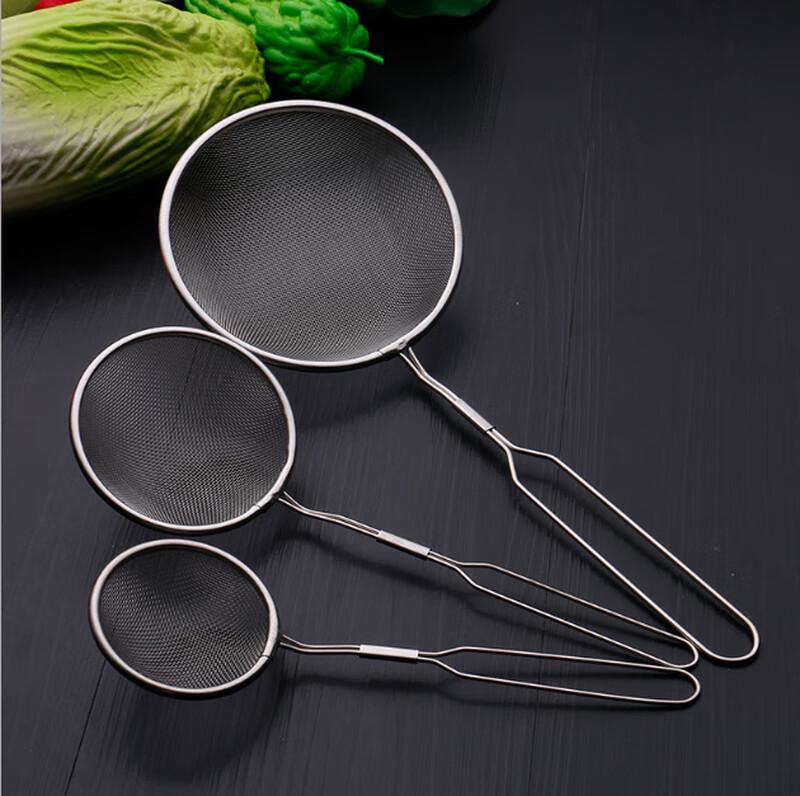 304 Stainless Steel Fine Mesh Strainer Spoon