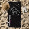 1 Stück Volcom Stone Digital Art Design 2D Bedrucktes Mikrofaser-Strandtuch, schnelltrocknend, super saugfähig. Großartig für Strand, Pool