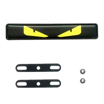 1x Car Front Grille Tailboard Badge Illuminated Decal LED Light Emblem Demon Eye