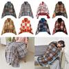 Keep Warm Wearable Shawl Blanket Winter Lazy Casual Office Blanket  for Women and Office Use