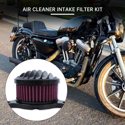 Universal Motorcycle Crafts Air Cleaner Intake Filter Syetem For Harley Sportster XL 883 1200 2004-2014 Auto Air Cleaner