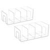 ABKP-Kids Shoe Rack 4 Sections Baby Shoe Storage Organizer Tackable Shoe Shelf,Desk File Sorter Book Small Shoe Rack