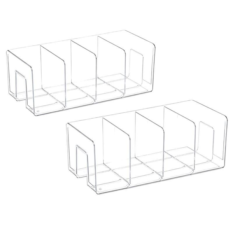 ABKP-Kids Shoe Rack 4 Sections Baby Shoe Storage Organizer Tackable Shoe Shelf,Desk File Sorter Book Small Shoe Rack