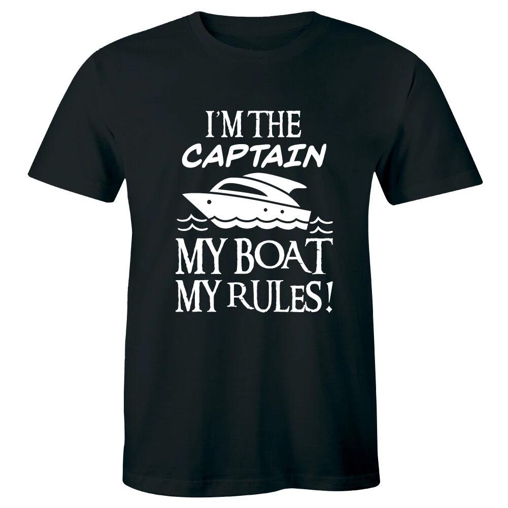 I m The Captain My Boat My Rules Men s T-Shirt 3XL