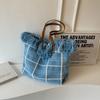 Chic Style Korean Shoulder Tote Bag For Women 2023 Summer Fashionable Large Capacity Handbag Commuter Handbag