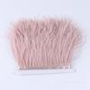 8-10Cm Ostrich Trim Khaki Feather Ribbon Fringe For Sewing High Quality Plumas Crafts Costumes Party Decoration