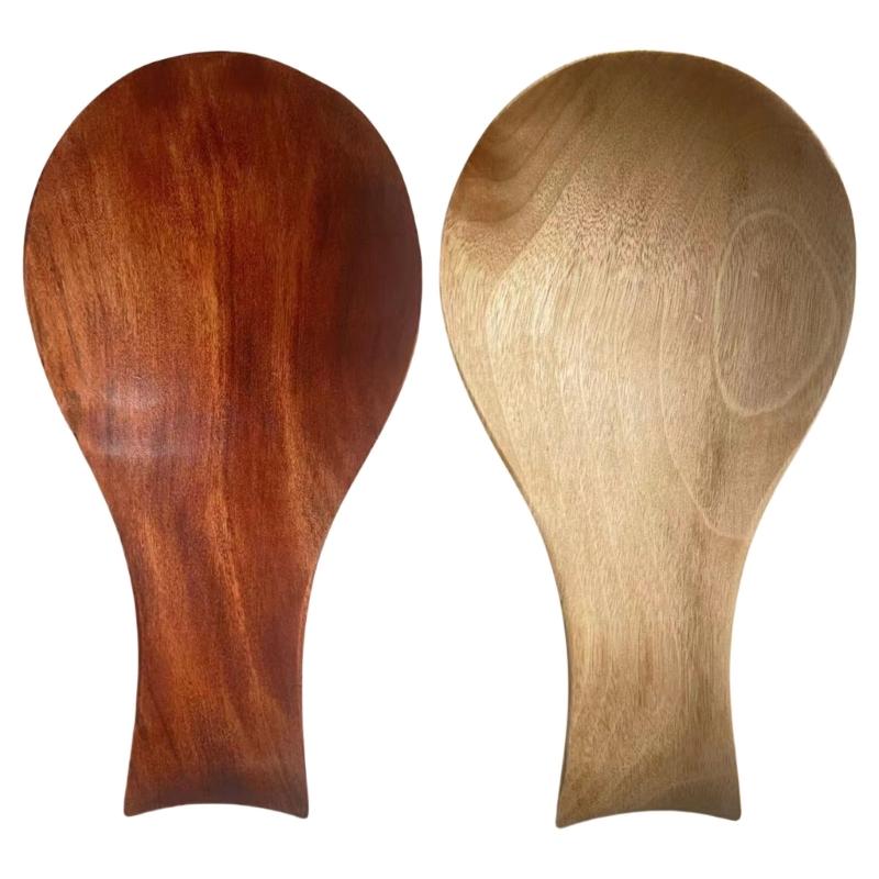 Practical Wooden Spoon Rest Elegant Cooking Holder for Kitchens Utensils and Coffee Spoons Space Saving Designs