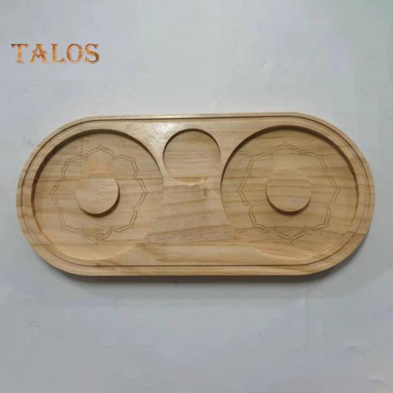 Cocktail Salt Rimmer 2-in-1 Wooden Cocktail Sugar Rimmer with Cutting Board Home Bar Party Glass Rimmer Accessories