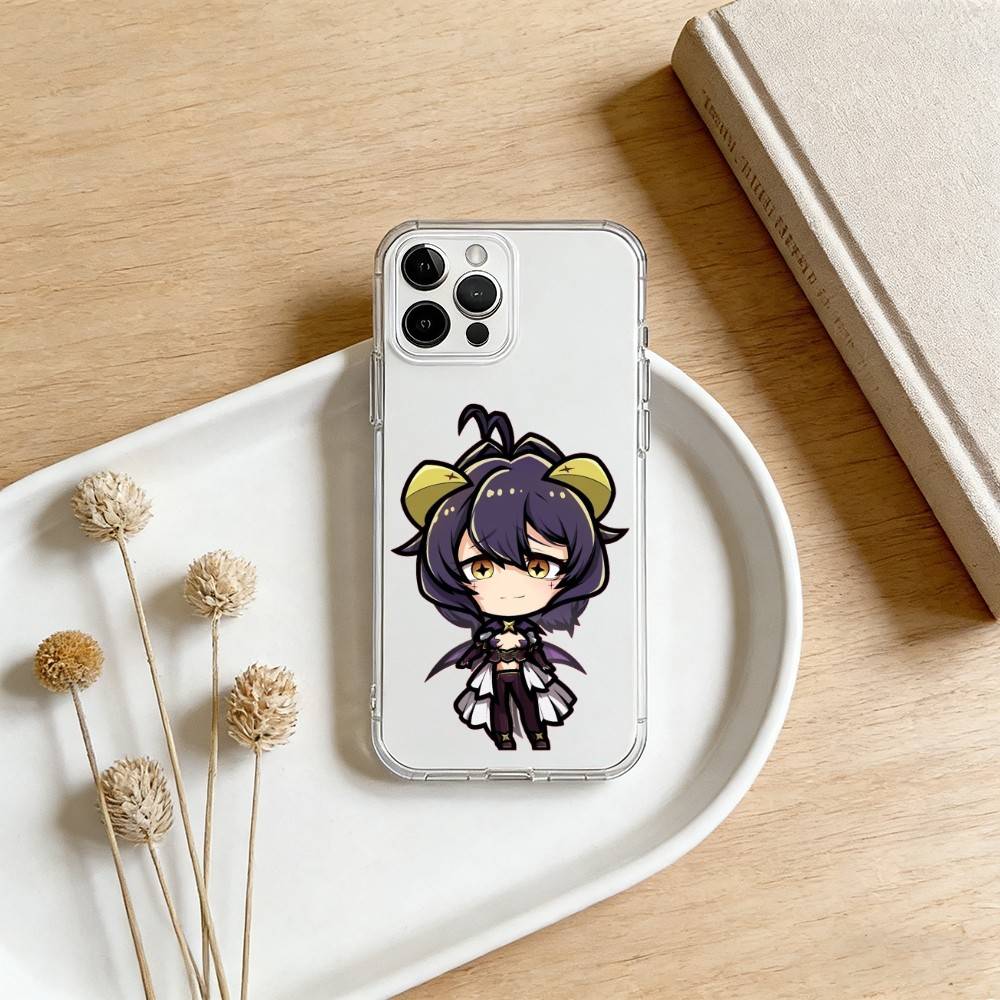 Gushing Magical Girls Manga Phone Case For iPhone 17 16 15 14 13 12 11 Mini Pro Max Plus Transparent Cover