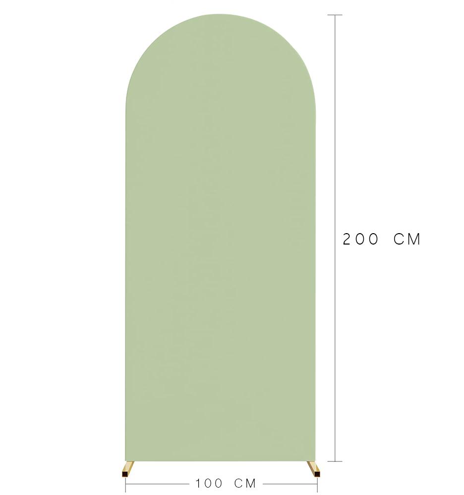 Material Cover For Balloon Arch Frame Metal Stand For Photos 1X2M Olive Green