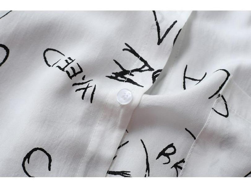 Cárdigan de Manga Larga con Estampado de Letras para Mujer - Ropa de Playa con Protección Solar 2024