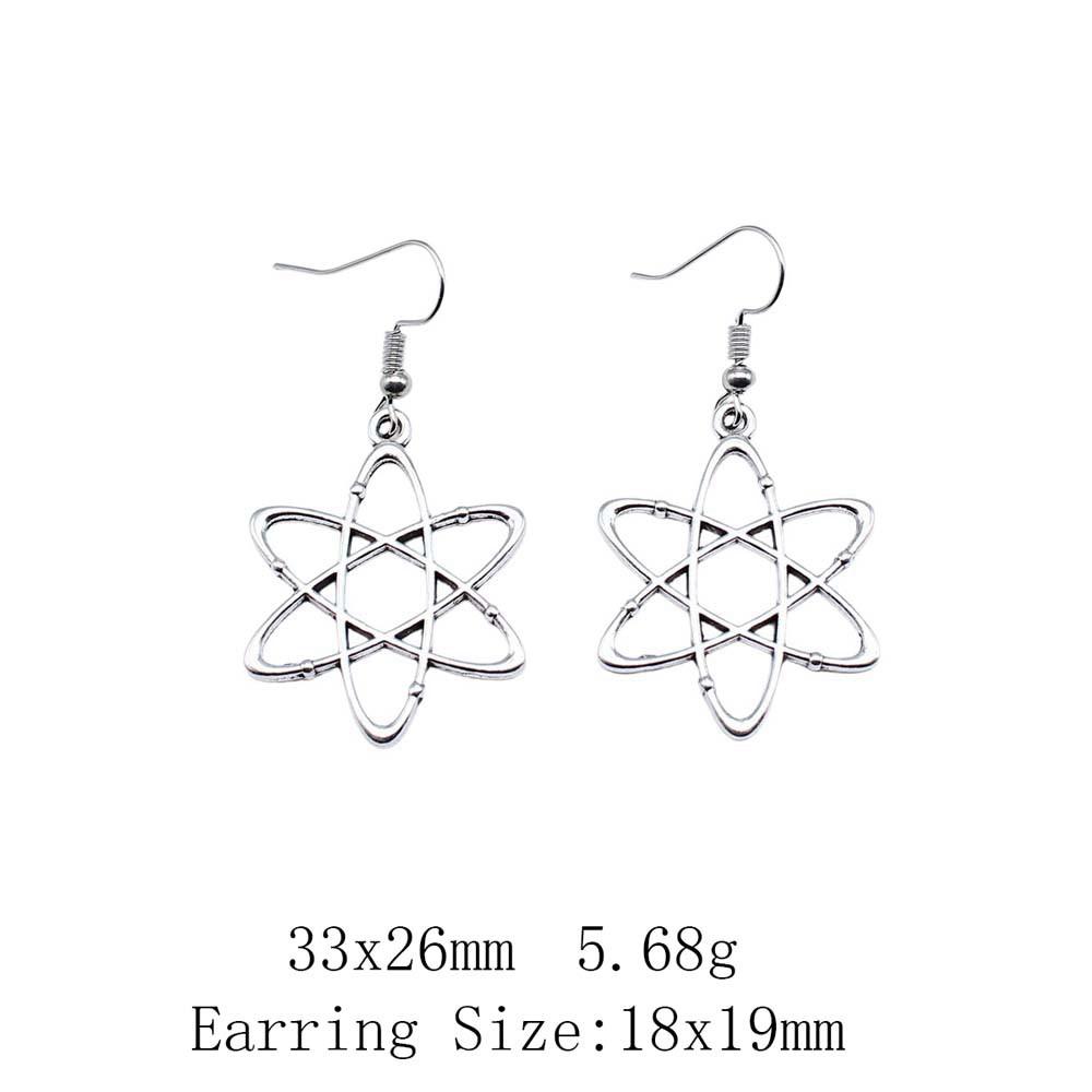 New Year's Day Earrings Women Geometric Water Drop Circle Drop & Dangle Earring Home Garden Party Earrings