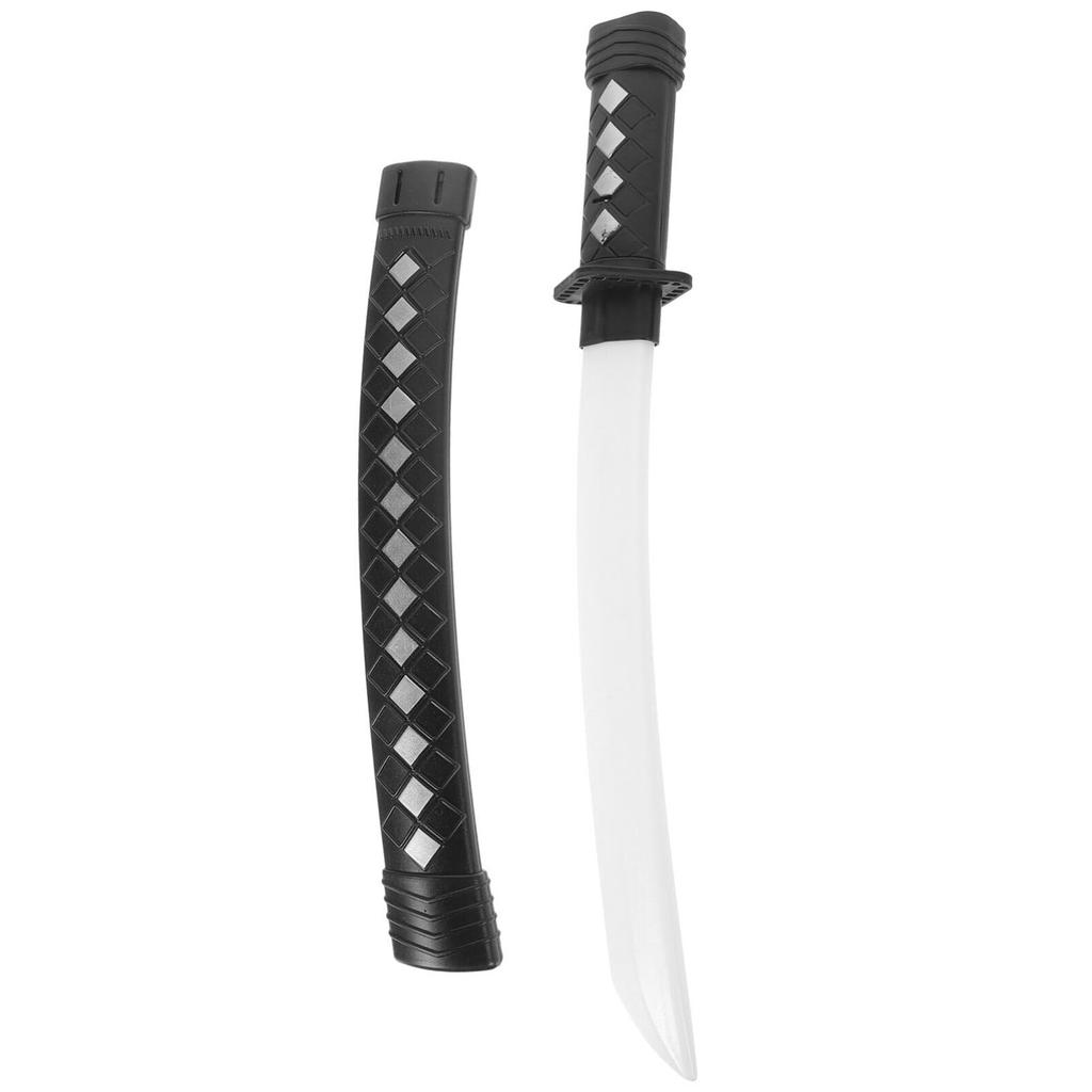 STOBOK Ninja Sword, Samurai Sword for Cosplay, Pretend Play, Costume, Japanese Samurai, Ninja, Stage, Cosplay Prop, Made of Lightweight Plastic