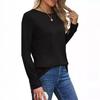 European & American Women's High-End Loose Round Neck Plus Size Winter Milk Silk T-Shirt