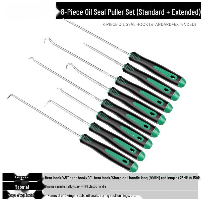 JZDASI 8-Piece Oil Seal Hook and Puller Set