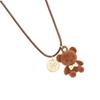 Adorable Brown Plush Bear Pendant Necklace Fashion Accessory for Kids Teens And Lovely Styles Trendy Women Ladies