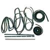 Suzuki Samurai SJ410 SJ413 Door Window Trim Molding Seal Garnish Whisker |Fit
